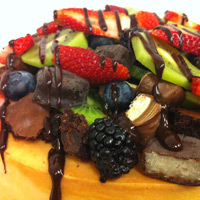 Fruit and Candybar Cheesecake